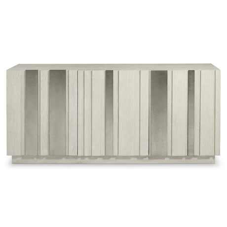 Tempo Satin Nickel/Larza Buffet (72" W) - Ornate Home