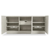Tempo Satin Nickel/Larza Buffet (72" W) - Ornate Home