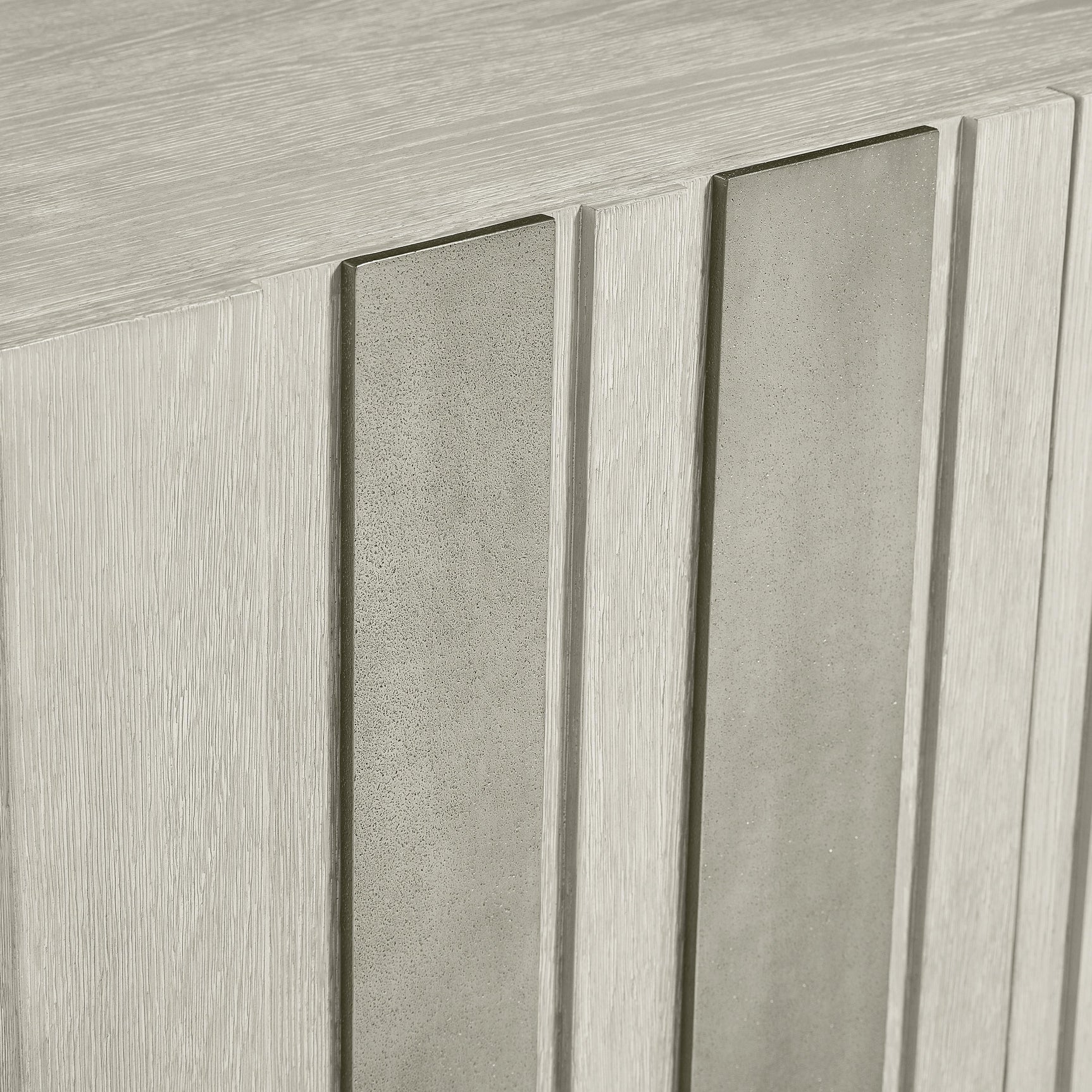 Tempo Satin Nickel/Larza Buffet (72" W) - Ornate Home