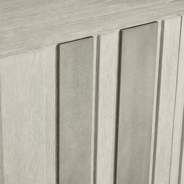 Tempo Satin Nickel/Larza Buffet (72" W) - Ornate Home