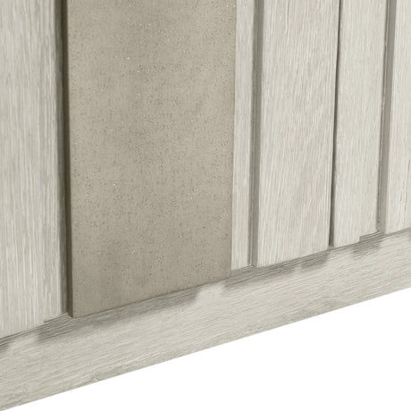 Tempo Satin Nickel/Larza Buffet (72" W) - Ornate Home