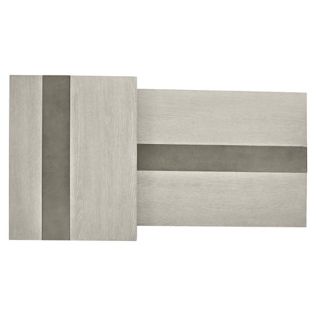 Tempo Satin Nickel/Larza Cocktail Table - Ornate Home