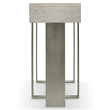 Tempo Satin Nickel/Larza Console Table - Ornate Home