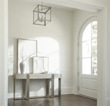 Tempo Satin Nickel/Larza Console Table - Ornate Home