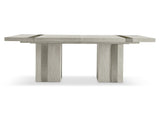 Tempo Satin Nickel/Larza Dining Table - Ornate Home