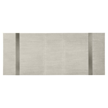 Tempo Satin Nickel/Larza Dining Table - Ornate Home