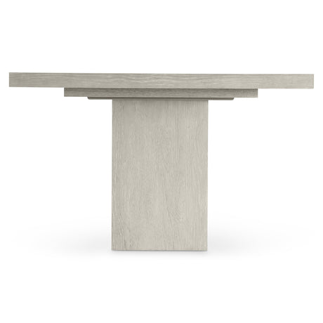 Tempo Satin Nickel/Larza Dining Table - Ornate Home