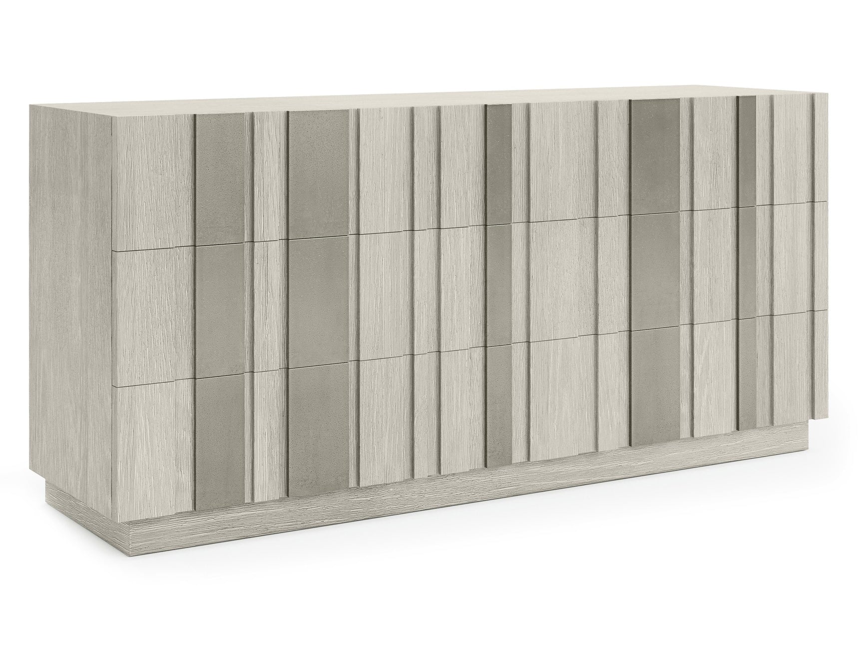 Tempo Satin Nickel/Larza Dresser - Ornate Home
