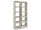 Tempo Satin Nickel/Larza Etagere - Ornate Home