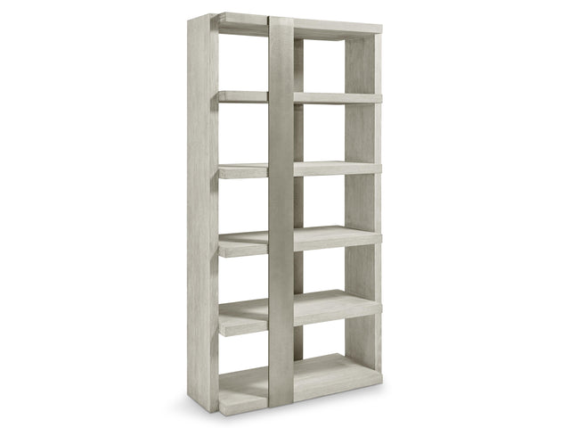 Tempo Satin Nickel/Larza Etagere - Ornate Home