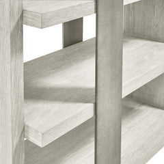 Tempo Satin Nickel/Larza Etagere - Ornate Home