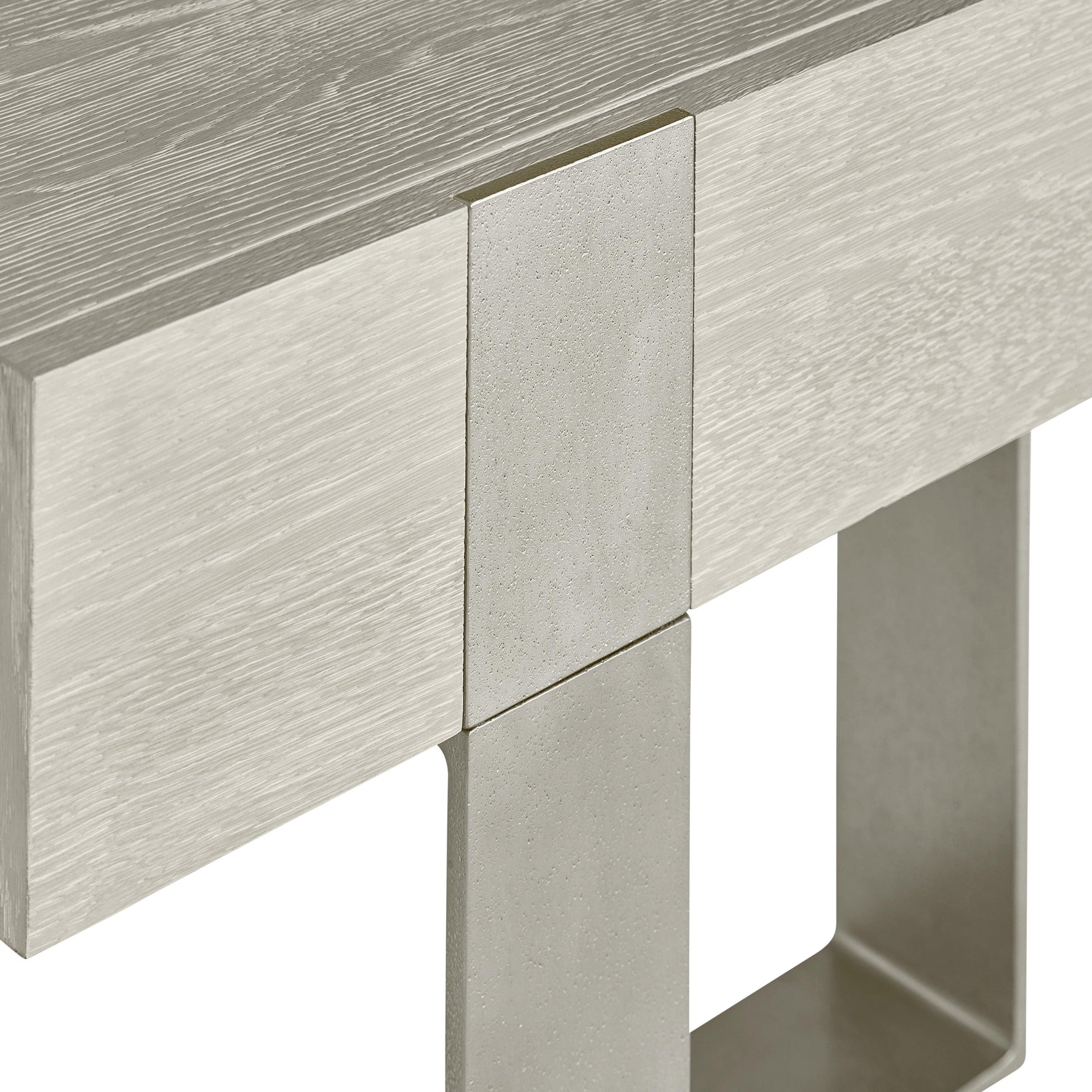 Tempo Satin Nickel/Larza Nightstand - Ornate Home