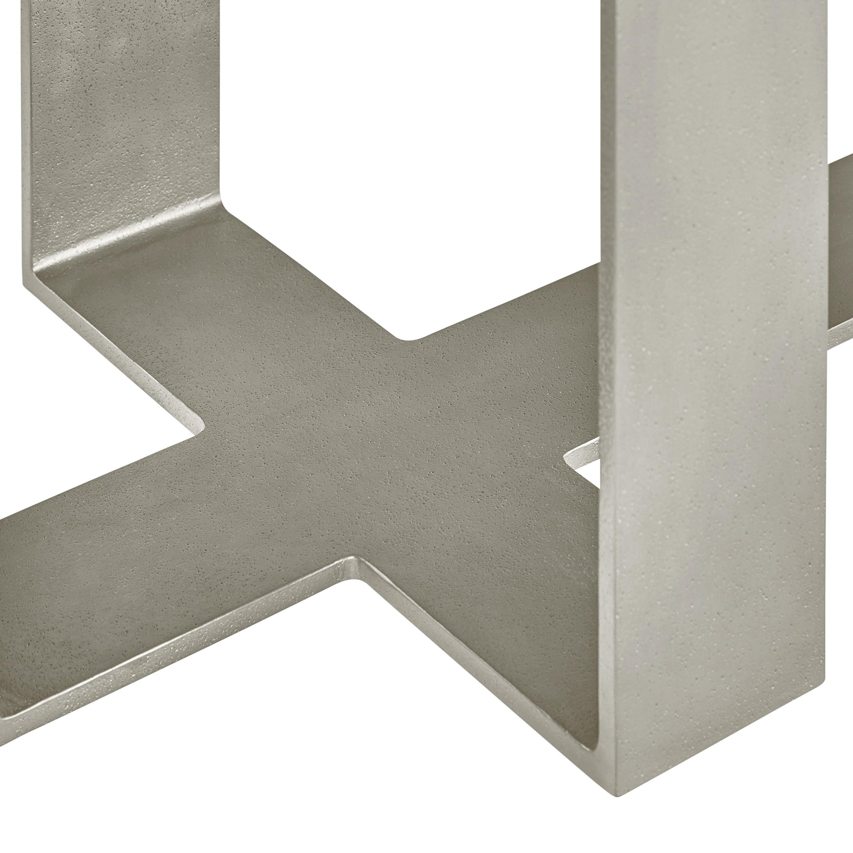 Tempo Satin Nickel/Larza Nightstand - Ornate Home