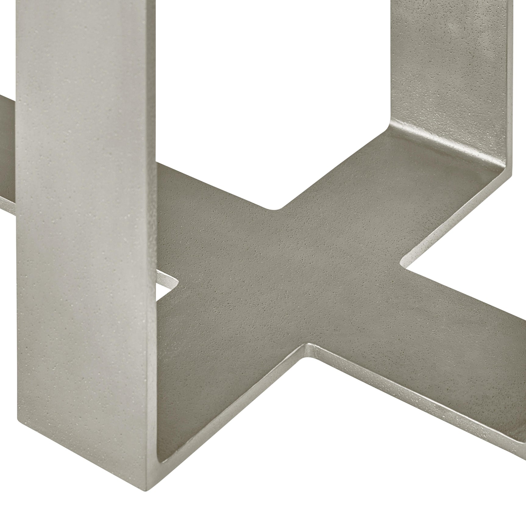 Tempo Satin Nickel/Larza Nightstand - Ornate Home