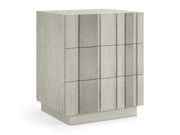 Tempo Satin Nickel/Larza Nightstand - Ornate Home