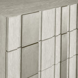 Tempo Satin Nickel/Larza Nightstand - Ornate Home