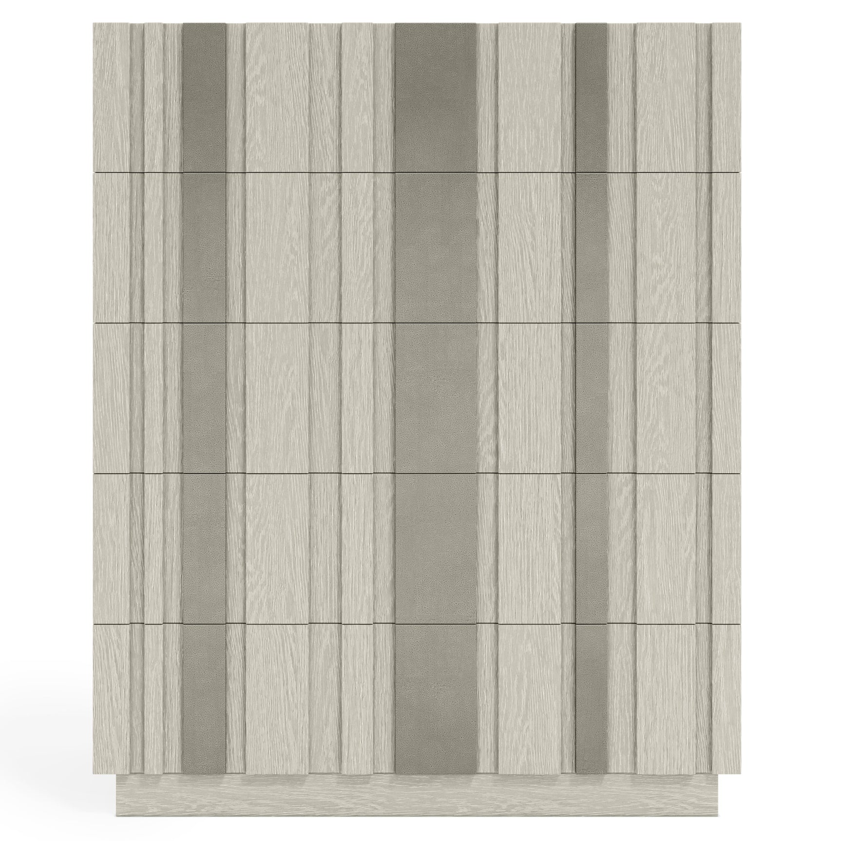 Tempo Satin Nickel/Larza Tall Drawer Chest - Ornate Home