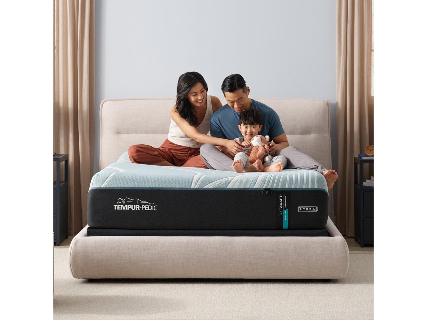 Tempur-Pedic® LuxeAdapt 2.0 Medium Hybrid Mattress - Ornate Home