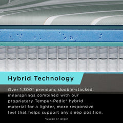 Tempur-Pedic® LuxeAdapt 2.0 Medium Hybrid Mattress - Ornate Home