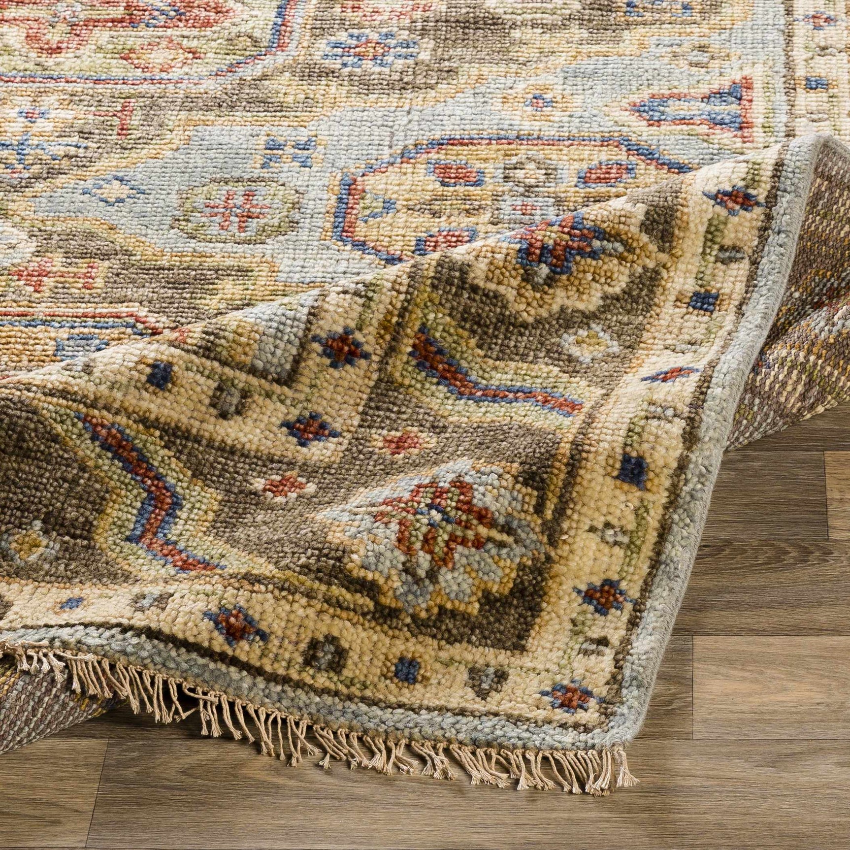 Temvik Handmade Wool Rug - Clearance - Ornate Home