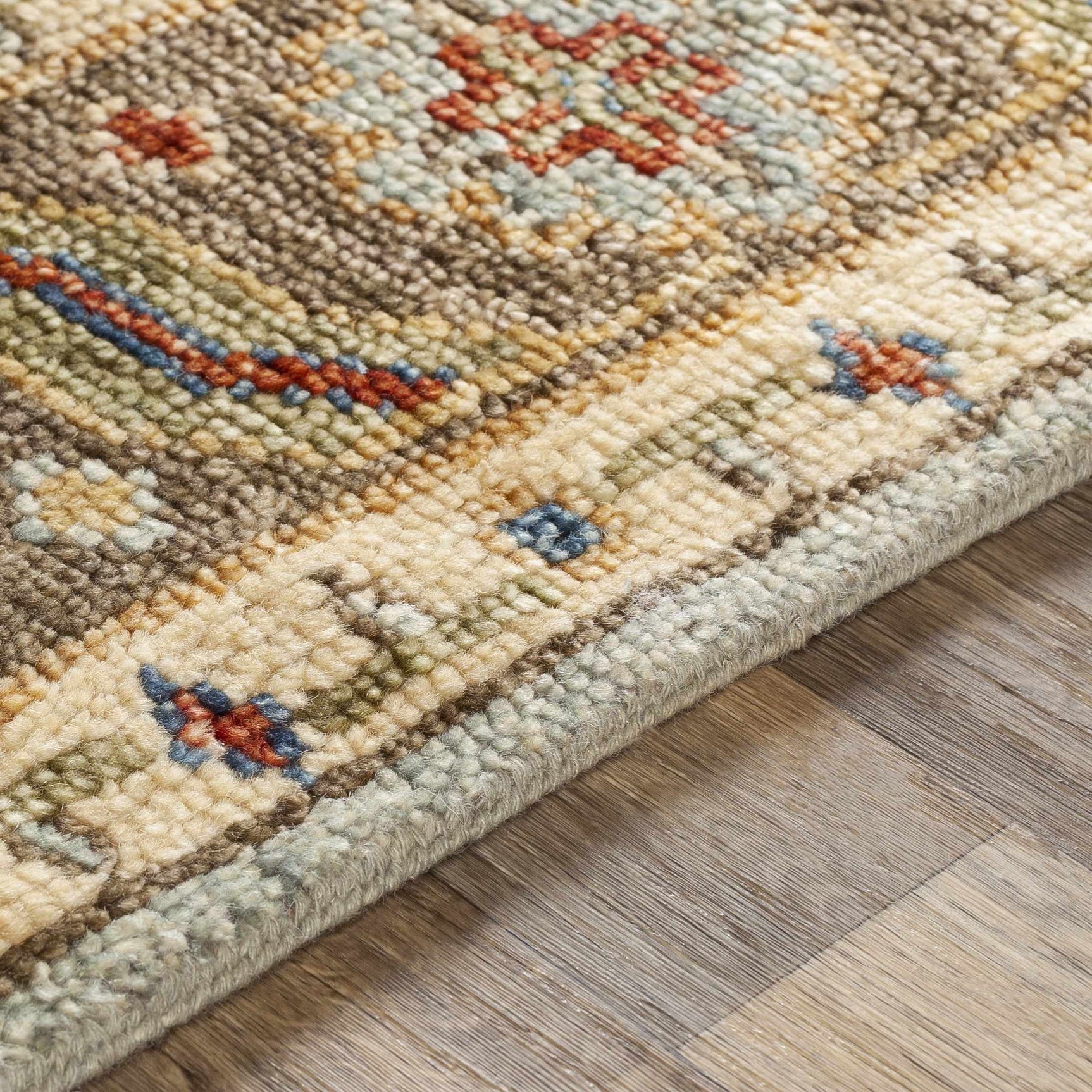 Temvik Handmade Wool Rug - Clearance - Ornate Home