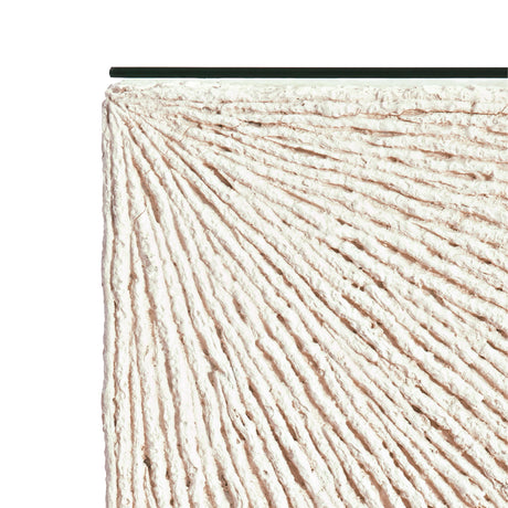 Tenerife Glass/White Outdoor Cocktail Table - Ornate Home