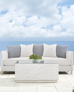 Tenerife White Outdoor Cocktail Table - Ornate Home