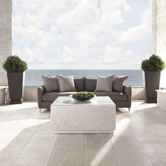 Tenerife White Outdoor Cocktail Table - Ornate Home