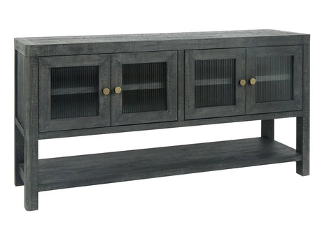 Tenno Black Cabinet - Ornate Home