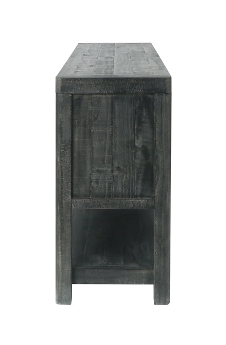 Tenno Black Cabinet - Ornate Home