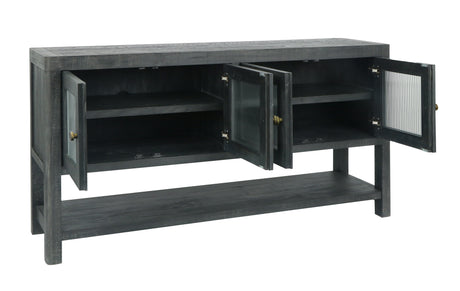 Tenno Black Cabinet - Ornate Home