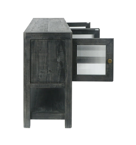 Tenno Black Cabinet - Ornate Home