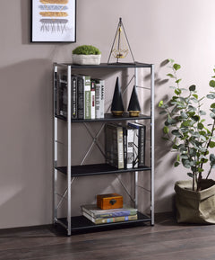 Tennos Black Bookshelf - Ornate Home