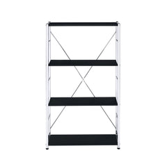Tennos Black Bookshelf - Ornate Home