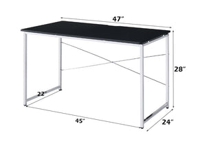 Tennos Black Vanity Desk - Ornate Home