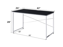 Tennos Black Writing Desk - Ornate Home