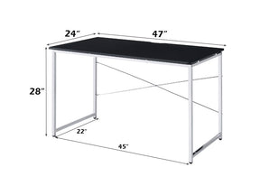 Tennos Black Writing Desk - Ornate Home