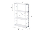 Tennos White Bookshelf - Ornate Home