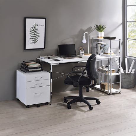 Tennos White Cabinet - Ornate Home