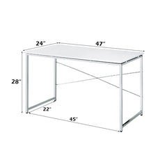 Tennos White Writing Desk - Ornate Home