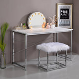 Tennos White Writing Desk - Ornate Home