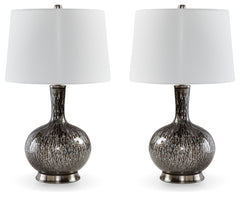 Tenslow Antique Black Table Lamp (Set of 2) - Ornate Home