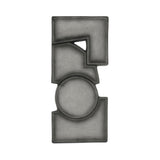 Teo Charcoal Wall Sculpture - Ornate Home