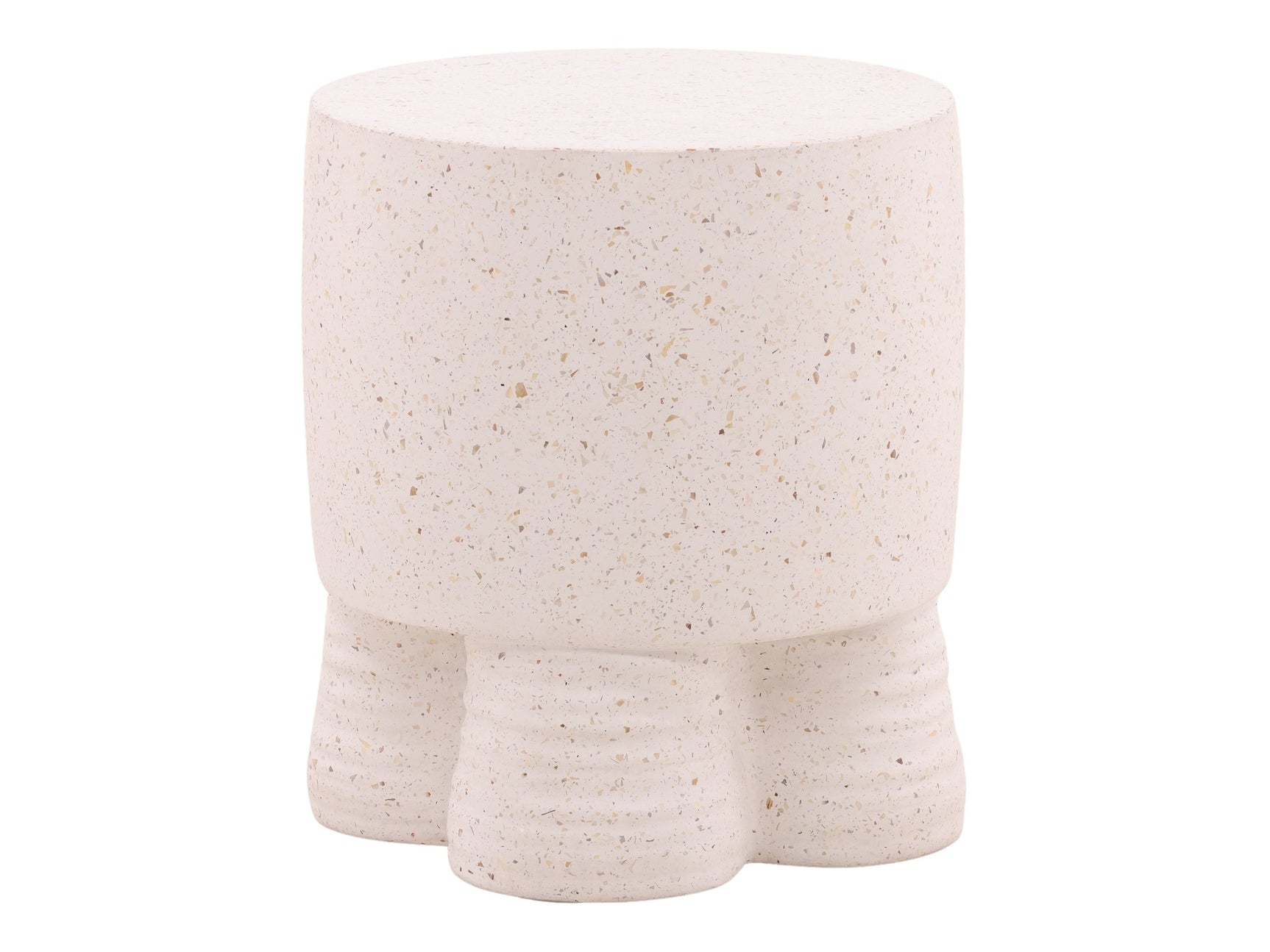 Teodoro Ivory Outdoor Side Table - Ornate Home