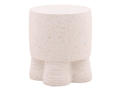 Teodoro Ivory Outdoor Side Table - Ornate Home