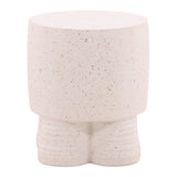 Teodoro Ivory Outdoor Side Table - Ornate Home