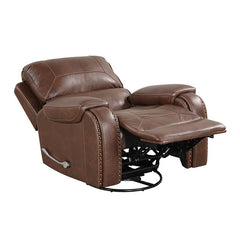 Tepic Brown Recliner w/ Oversized Handle - Ornate Home