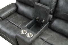 Tepic Gray Loveseat - Ornate Home