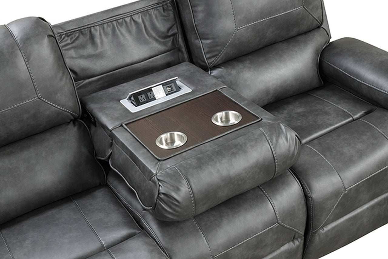 Tepic Gray Sofa - Ornate Home
