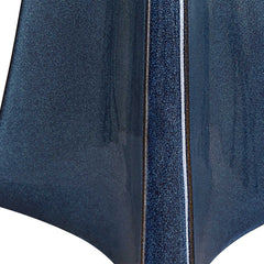 Teramo Blue Scalloped Ceramic Table Lamp - Ornate Home